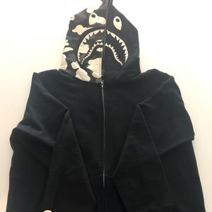 Bape Full Zip Shark Hoodie